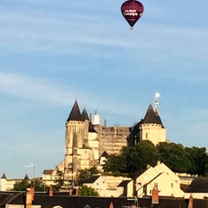 Cosy Flat 2 Eme Etage Vue Chateau Loire A Velo Saumur Luaran gambar